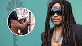 Lenny Kravitz sorprendió a una multitud al hacer sus compras en un supermercado