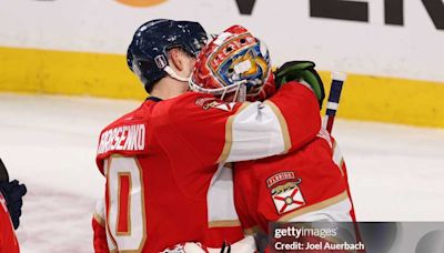 The Florida Panthers beat the Tampa Bay Lightning 6-1 in Game 5 on Monday night to clinch their first-round series