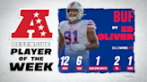 Bills’ Ed Oliver named AFC Defensive Player of the Week