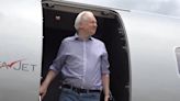 Julian Assange disembarks plane in Bangkok after leaving London