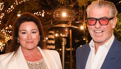 Pierce Brosnan praised as he celebrates anniversary with 'beautiful' wife