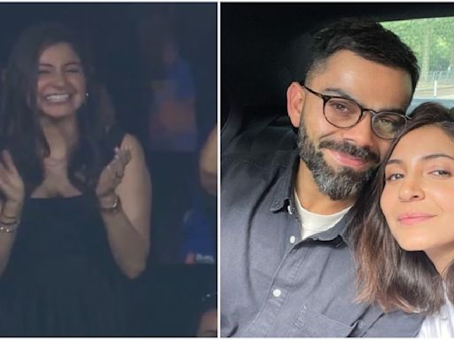 WATCH: Anushka Sharma gets emotional and cheers up for Virat Kohli as RCB qualifies for IPL 2024 playoffs