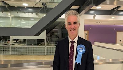 Conservative James Cartlidge holds South Suffolk for the fourth time by slim margains