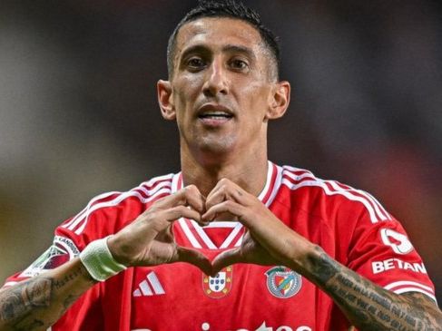 Asistencia de Angel Di María y victoria del Benfica en Portugal