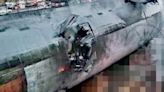 Pictures emerge of damaged Russian submarine Rostov-on-Don