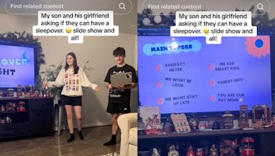 Teenage couple creates presentation to ask parents’ permission to have sleepovers