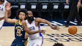 NBA Twitter reacts to James Harden, Sixers picking up wild win over Pacers