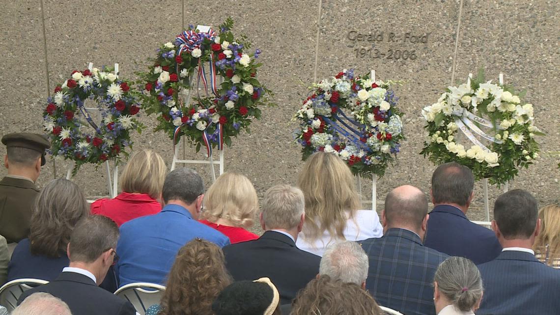 Annual wreath-laying ceremony celebrates Gerald R. Ford's birthday