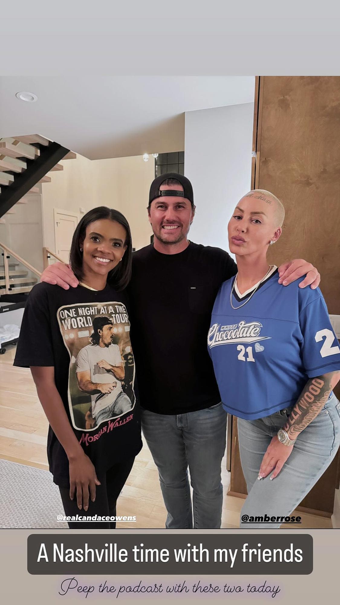 Joshua Hall Hangs Out With Amber Rose and Candace Owens Amid Christina Hall Divorce