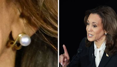 There's A Wild Conspiracy Theory That Kamala Harris Was Wearing "Audio Earrings" During The Debate, And...