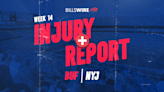 Bills vs. Jets: Wednesday injury reports