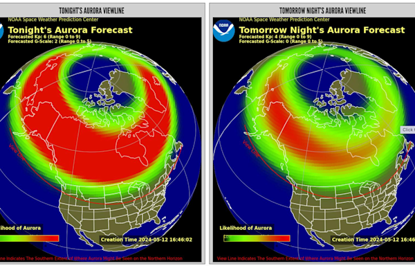 Will there be northern lights in Michigan tonight? Map and forecast for Sunday