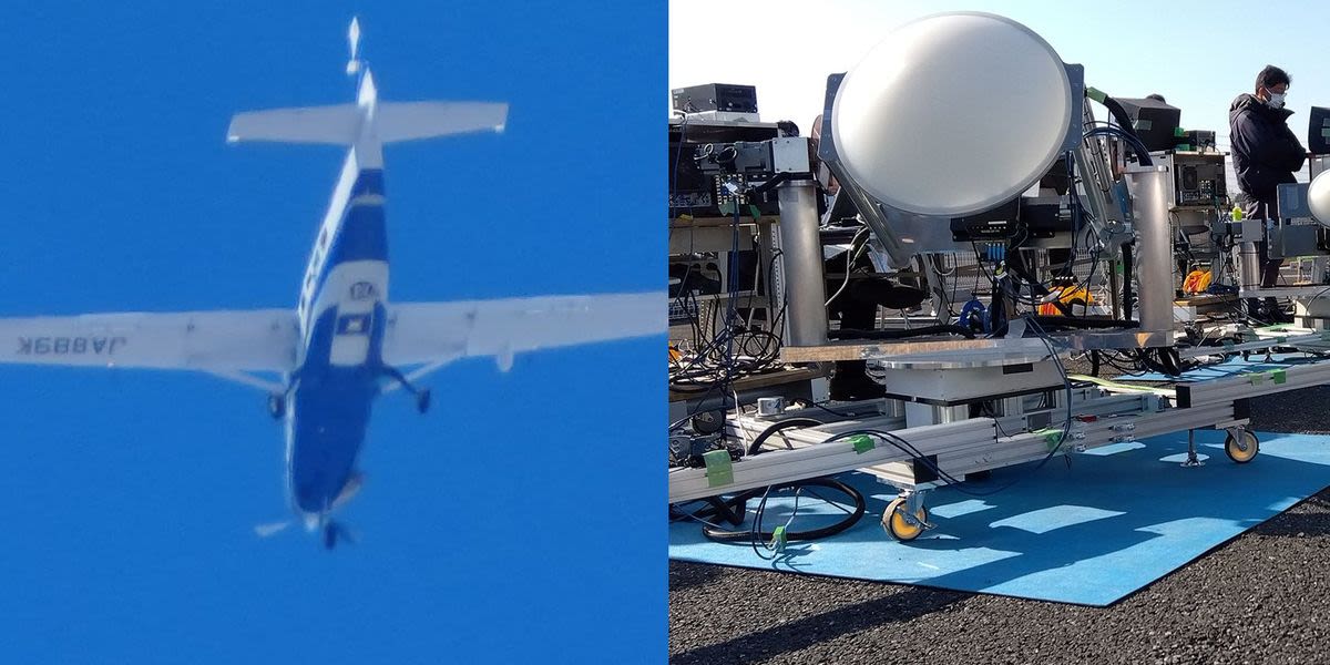This Japanese Aircraft Became a 5G Base Station