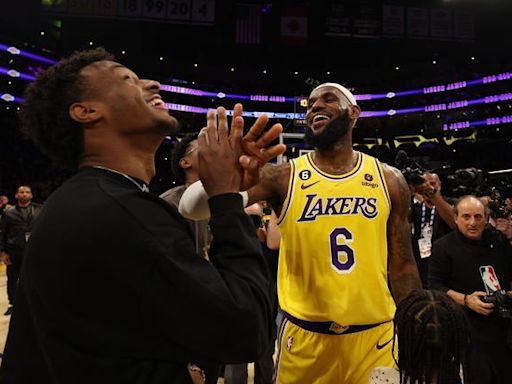 The Internet Reacts To Bronny James Joining Dad LeBron on the Lakers