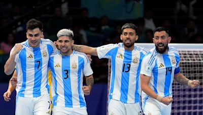 Cuándo juega la selección argentina vs. Brasil, por la final del Mundial de Futsal 2024: día, hora y TV