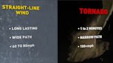 Breaking down the differences between tornadoes and straight-line winds