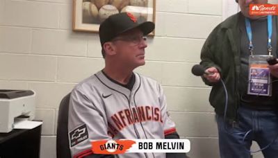 Melvin calls Harrison's strong outing vs. Rockies exactly ‘what Giants needed'