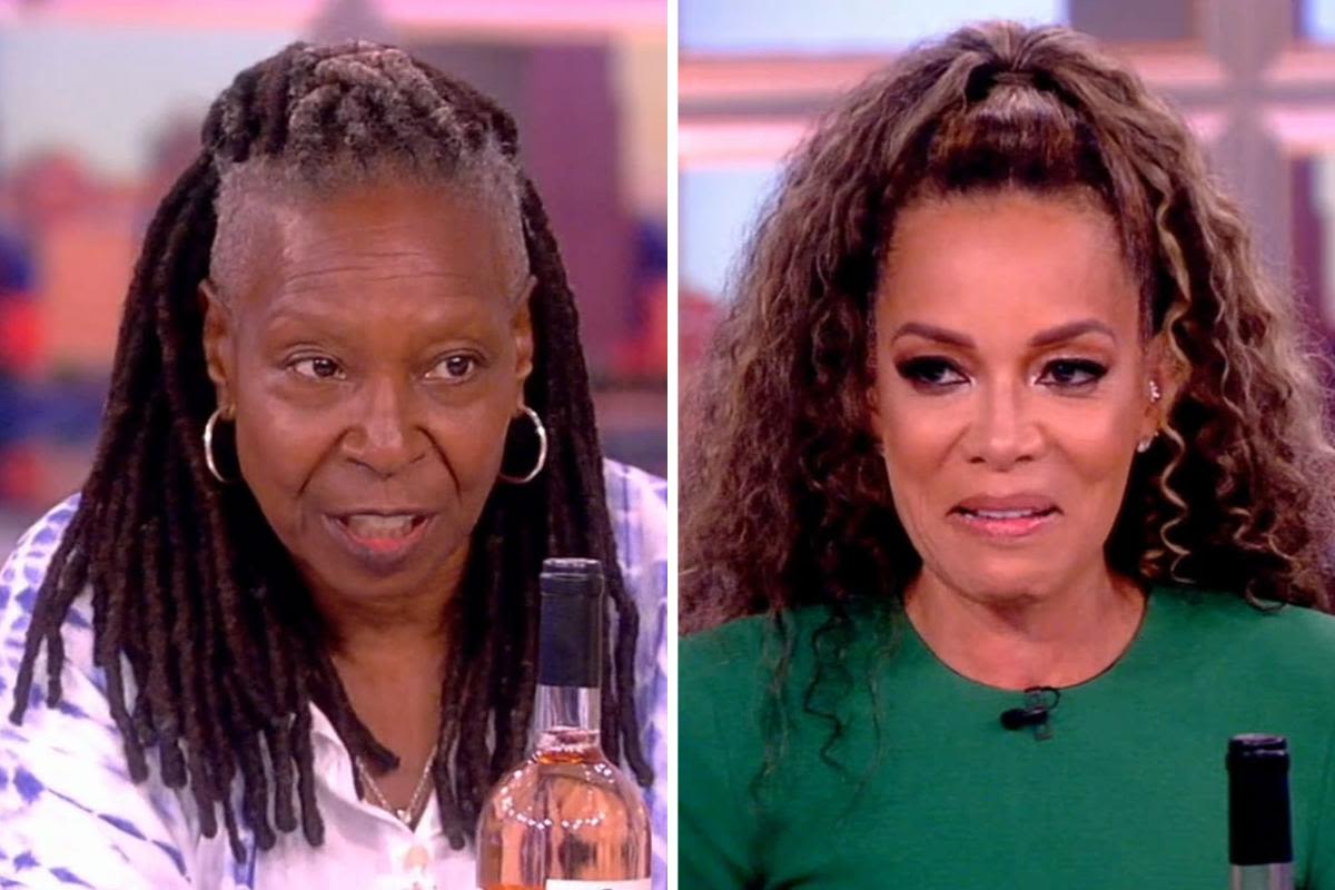 Confused 'View' fans accuse Whoopi Goldberg of ruining Sunny Hostin's wine announcement: "Tacky and tasteless"