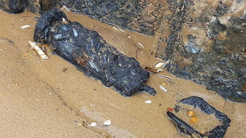 Unexploded bomb found on Lincolnshire beach