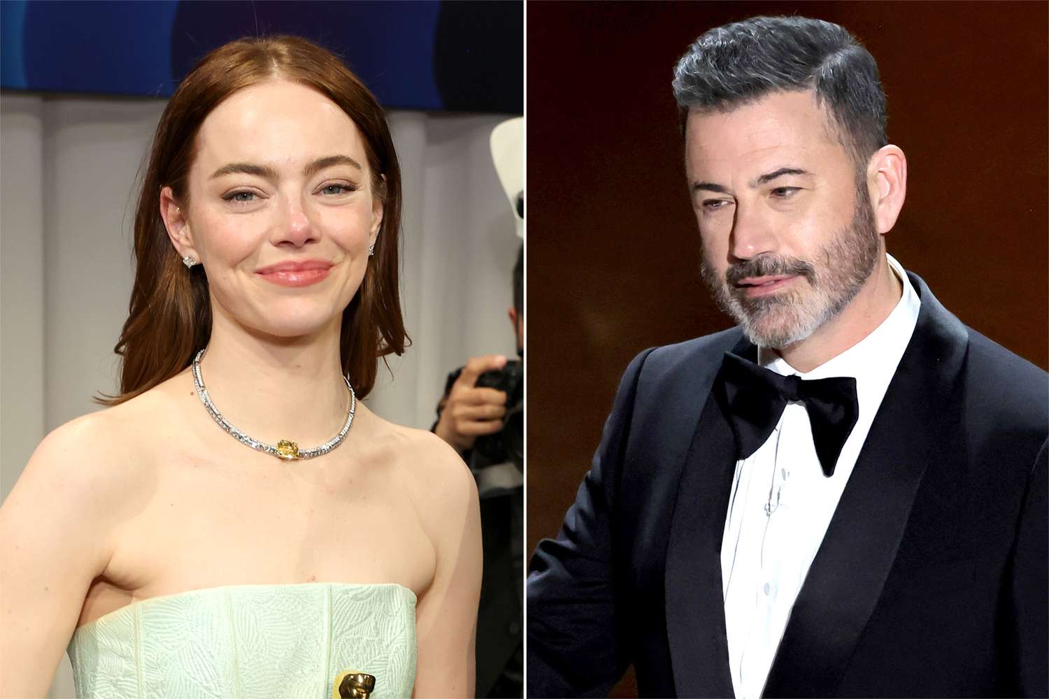 Emma Stone denies calling Jimmy Kimmel a 'prick' over Oscars joke: 'I wasn't upset with him at all'