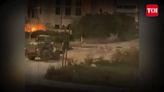...17 Israeli Soldiers In West Bank; Explosive Turns IDF Vehicle Into Fireball | TOI Original - Times of India Videos