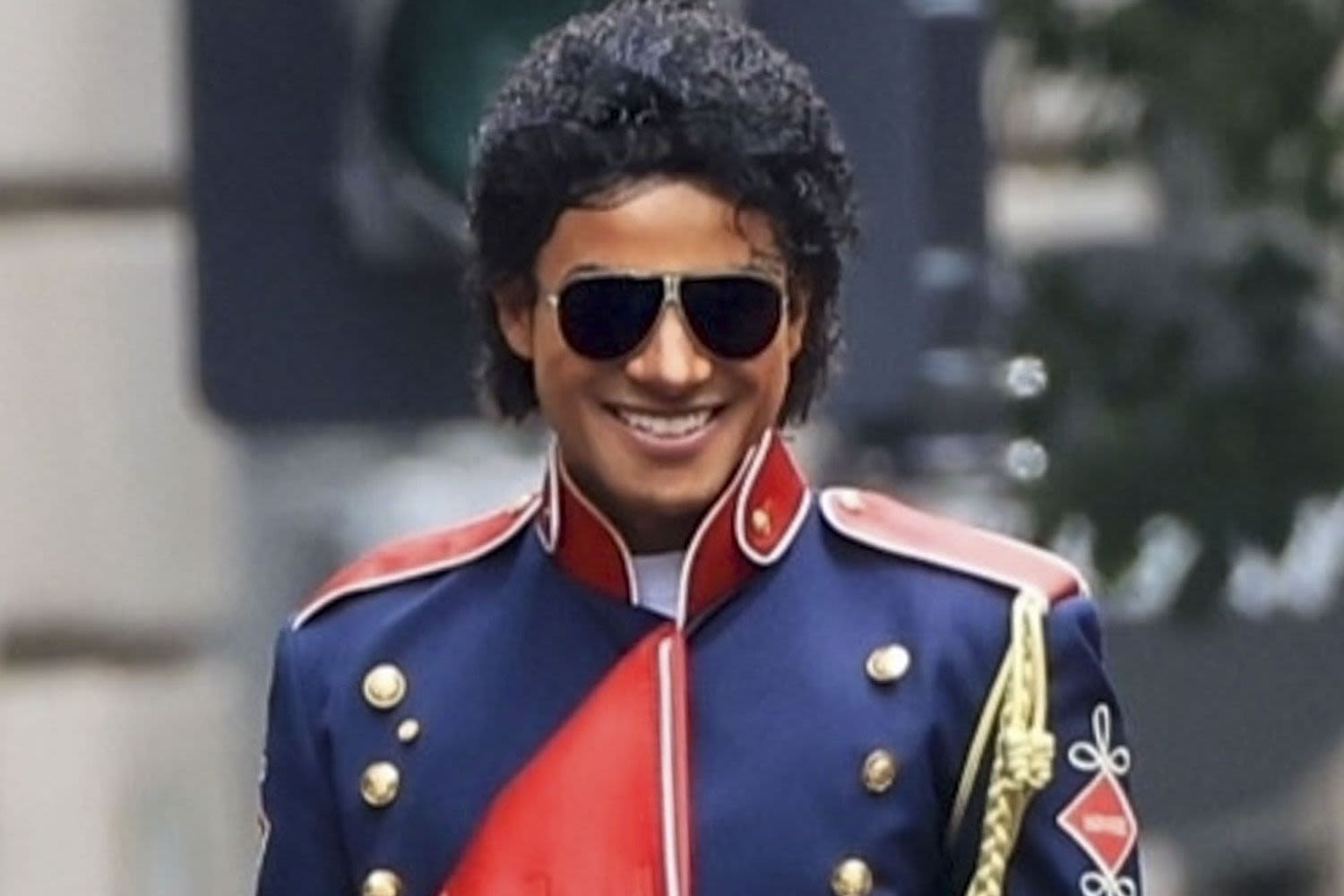 Jaafar Jackson Poses as His Uncle Michael Jackson on Set of Upcoming Biopic “Michael”