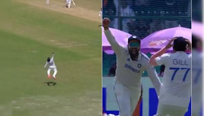 Rohit Sharma Plucks One-Handed Scorcher, Team India Players In Disbelief. Watch | Cricket News