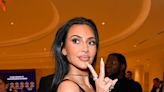 Kim Kardashian Throws Up Peace Sign Outside White House After Event With VP