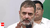 Web of fear, confusion woven by BJP has now been broken: Rahul Gandhi | India News - Times of India