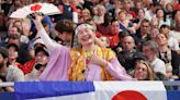 Japanese Olympic superfan back with a bang in Paris