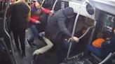 Violento ataque de ocho personas a un joven para robarle el celular en el colectivo