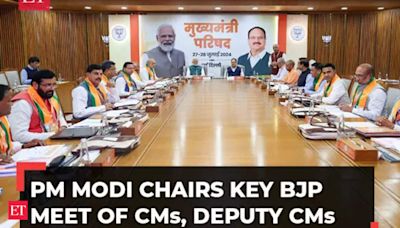 PM Modi chairs meeting with CMs, deputy CMs of BJP-governed states with focus on welfare schemes