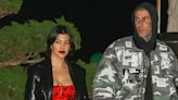 Kourtney Kardashian Wears a Cherry-Red Slipdress for Valentine’s Date with Travis Barker