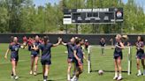 New coach Emma Hayes conducts 1st practice with US women's soccer team, preparing for Paris Games