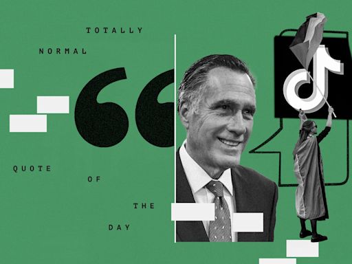 Mitt Romney Has a Wild Theory About the TikTok Ban