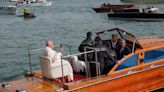 Pope Francis visits Venice and enjoys canal tour after health battle