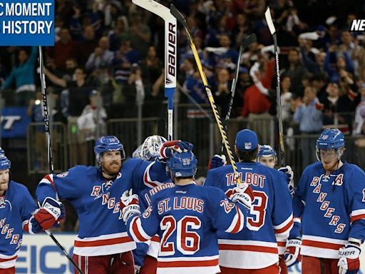 Today's Iconic Moment in New York Sports History: May 11, 2014: Martin St. Louis scores the Rangers' first goal of game