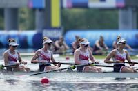 Connecticut rowers finish sixth for US in women s four at Paris Olympics