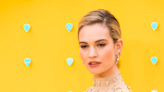 Lily James just dyed her hair dark chocolate brown, and we’re in love