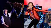 Paul McCartney en Glastonbury y los Rolling Stones en Hyde Park desafían el paso del tiempo: cómo fueron sus shows