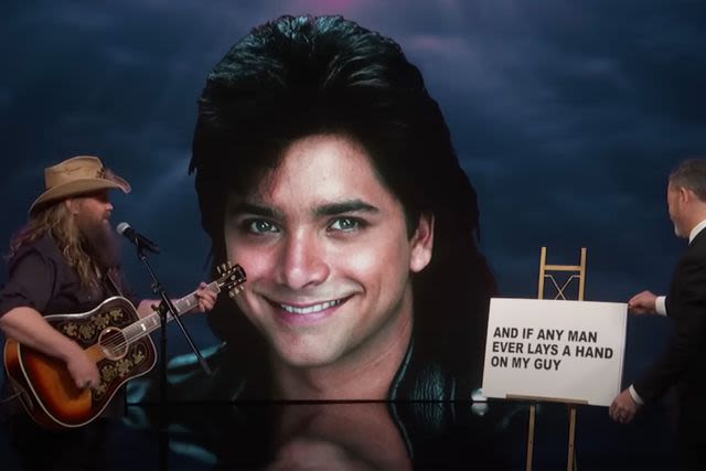 Watch John Stamos surprise “Full House” fan Chris Stapleton after country star performs song about him