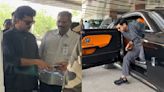 Ram Charan makes stylish entry at Hyderabad airport with family in his brand new Rolls Royce Spectre worth Rs 7.5 crore