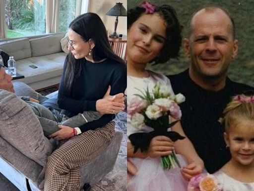 Las emotivas fotos con las que Demi Moore felicitó a Bruce Willis