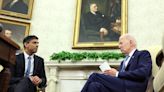 Biden, British Prime Minister Sunak pledge cooperation on Ukraine, the economy, AI