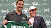 Jets owner finds unique way to support Aaron Rodgers after four-time league MVP skips minicamp