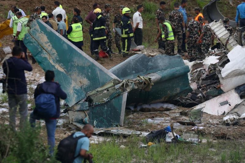 Reports: Plane crashes on take-off in Nepal with fatalities