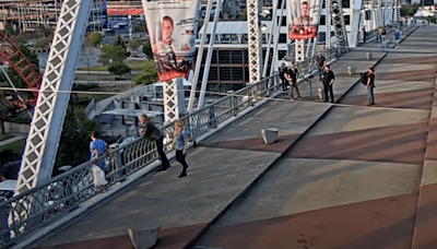 VIDEO: Jon Bon Jovi helps save woman trying to jump from bridge in downtown Nashville