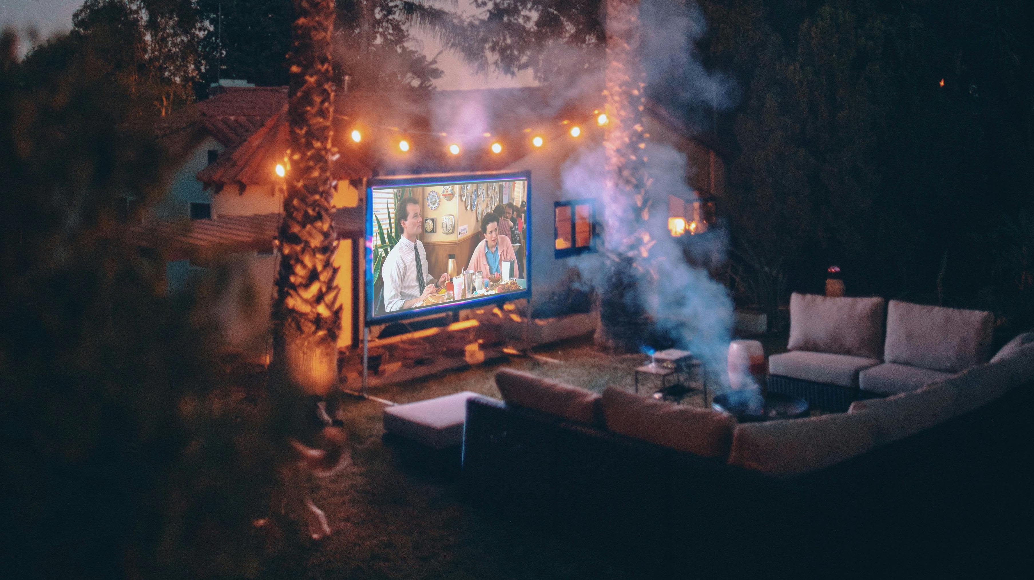 This Outdoor Movie Projector With Nearly-Perfect Reviews Is Almost 80% Off at Walmart Today