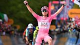 Pogacar reigns supreme on final climb to win stage eight