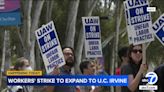 UC Irvine unionized workers strike over response to pro-Palestinian protests